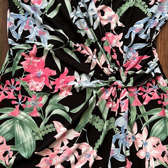 Tommy Bahama Clara Orchid Isle Faux Wrap Dress - Picture 6 of 12